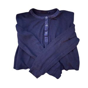 Urban Outfitters Black Cropped Long Sleeve